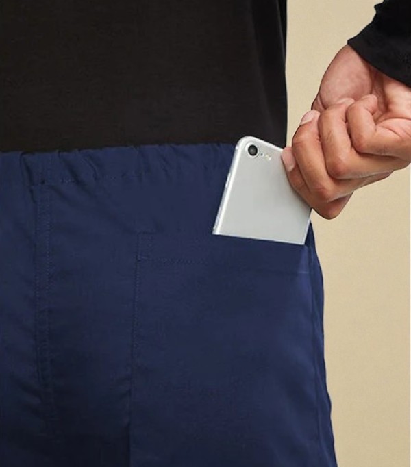🩺 FortisPop Core™ Gender Neutral Scrub Set – Minimalist Fit, 1 Pocket, Half Sleeves - Image 2