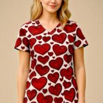 FortisPop Core™ #EveryHeart ❤️ Scrub Top