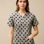 FortisPop Core™ PopDot Scrub Top
