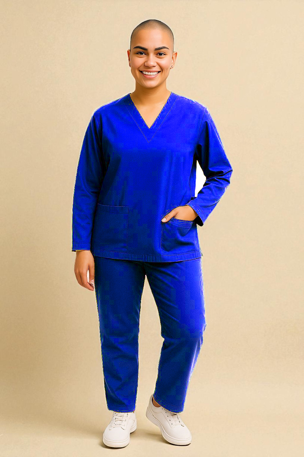 FortisPro Luxe™ 3-Pocket Straight Leg Feminine Scrub Set - Image 8