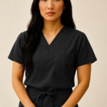 FortisPro Luxe™ Gender Neutral 1 Pocket Scrub Top