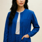 FortisPop Core™ Back to Basics Snap-Front, 3 Pocket Gender Neutral Scrub Jacket