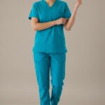 FortisPop Core Jogger Scrub Set – Gender Neutral, 9 Pockets, Half Sleeve