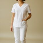 FortisPop Core Feminine Jogger Scrub Set – 6 Pockets, Half Sleeves