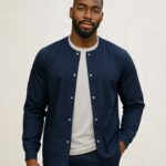FortisPop Core Gender Neutral Scrub Jacket – 2-Pocket Neutral with Ribbed Snap Closure