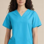 FortisPop Core 2 Pocket Feminine Scrub Top
